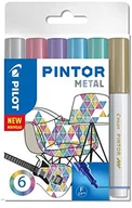 Półki łazienkowe - Pilot Pen Pilot Pigment marker pintor, Fein, zestaw szt. 'Metal Mix' 3131910517443 - miniaturka - grafika 1