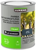 Farby olejne i specjalne - LUXENS Farba antykorozyjna 0.7 l Grafit Półmat LUXENS - miniaturka - grafika 1
