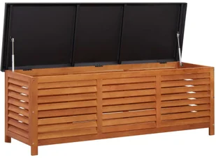 vidaXL Skrzynia ogrodowa, 150 x 50 x 55 cm, lite drewno eukaliptusowe vidaXL - Skrzynie ogrodowe - miniaturka - grafika 4