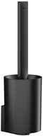 Akcesoria do wc - Hansgrohe WallStoris Zestaw Szczotka WC + uchwyt na papier czarny mat 27969670 - miniaturka - grafika 1