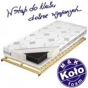 Materace - M&K Foam KOŁO CZAR NOCY TALALAY NATURAL 140x200 - miniaturka - grafika 1