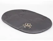 Legowiska dla psów - Hobbydog Poduszka dla zwierząt owalna R8 grafit o wymiarach 83cm x 60 cm R8 PODGRA3 - miniaturka - grafika 1