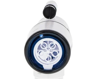 Ikonka Pistolet do robienia baniek mydlanych biały KX5906 - Zabawki militarne - miniaturka - grafika 4