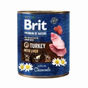 Mokra karma dla psów - Brit Premium by nature Junior Turkey & Liver 800g 104-100410 - miniaturka - grafika 1