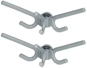 Wieszaki i stojaki - Wenko Podwójne haczyki do garderoby HERKULES 2 sztuki w komplecie B07PG3M32W - miniaturka - grafika 1