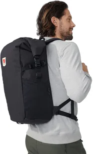 Fjallraven Plecak miejski Ulvo Rolltop 30 - black 23312-550 - Plecaki - miniaturka - grafika 5
