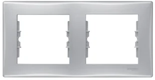 LEDart 3-krotna pozioma - Schneider Electric SEDNA SDN5800523, kolor kremowy - Klawisze i ramki - miniaturka - grafika 2