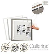 Ramki na zdjęcia - Deknudt Frames Deknudt klatek gallerina S41ND1-G-40.0 X 70.0 Collage-ramka na zdjęcia, w kolorze srebrnym, srebro, 40 x 70 cm S41ND1-G-40.0X70.0 - miniaturka - grafika 1