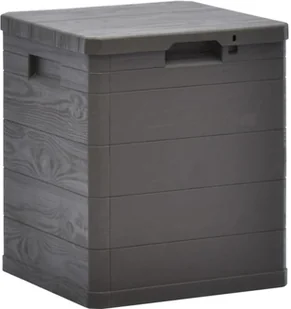 vidaXL Skrzynia ogrodowa, 90 L, brązowa vidaXL - Pozostałe meble ogrodowe - miniaturka - grafika 2