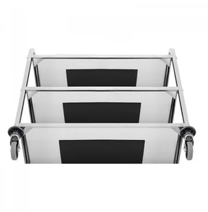 Royal Catering Wózek kelnerski - 3 półki - 240 kg 10011475 RCSW 3B - Wózki na żywność - miniaturka - grafika 4