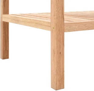 vidaXL Regał łazienkowy z drewna orzecha włoskiego, 100 x 40 x 65 cm vidaXL - Szafki łazienkowe - miniaturka - grafika 3