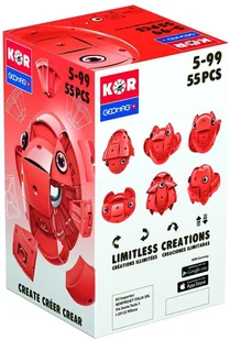 GeoMag KOR Czerwone Jajko 55 el. (KOR 676) - Klocki - miniaturka - grafika 3