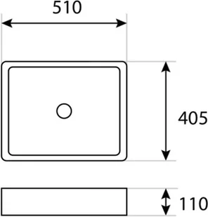 Lavita Umywalka nablatowa Avila 50 cm 5908211479767 - Umywalki - miniaturka - grafika 2