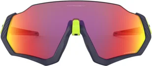 Oakley Okulary flight jacket granatowy|limonkowy OKULARY FLIGHT JACKET MTT NAVY/RETBRN - Okulary przeciwsłoneczne - miniaturka - grafika 2