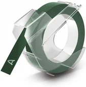 Papier do drukarek - Dymo Taśma do Omega 3D wytłaczarka 9mm 3m Czarna - miniaturka - grafika 1