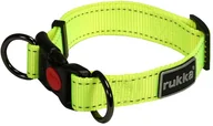Obroże dla psów - Rukka Pets Rukka Bliss Neon obroża żółta Roz M obwód szyi 30 50 cm szer. 25 mm - miniaturka - grafika 1
