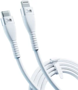3mk Kabel 1m 3mk Hyper Silicone Cable przewód USB-C do Lightning 20W 3A MFi Biały 12426X0 - Kable USB - miniaturka - grafika 7