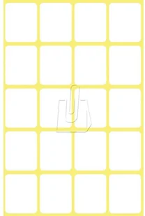 Avery Zweckform zweckform Mini etykiety w arkuszach do opisywania ręcznego 22 x 18mm białe 120 sztuk - Etykiety samoprzylepne i bloki etykiet - miniaturka - grafika 4