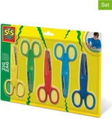 Nożyczki dla dzieci - SES 5-częściowy zestaw nożyczek - 3+ - miniaturka - grafika 1