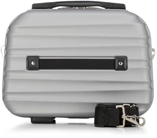 Wittchen Kuferek 56-3A-314 szary 56-3A-314-01 - Kosmetyczki, organizery i kuferki - miniaturka - grafika 3