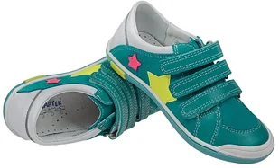 Bartek Półbuty 65431-22W Turkusowe na rzepy dla dziewczynki 26649 - Buty dla dziewczynek - miniaturka - grafika 4