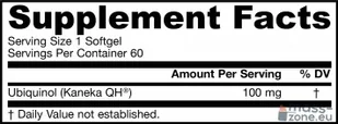JARROW FORMULAS Ubiquinol QH-absorb 100mg - 60 kapsułek - Witaminy i minerały dla sportowców - miniaturka - grafika 2