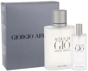 Giorgio Armani Giorgio Giorgio Acqua di Gio Pour Homme zestaw Edt 100 ml + Edt 15 ml dla mężczyzn - Zestawy kosmetyków męskich - miniaturka - grafika 5
