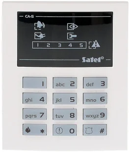 SATEL Komplet: płyta główna CA-5 P + manip. CA-5 KLED-S (bez obudowy) CA-5 KPL-L - Alarmy - miniaturka - grafika 4