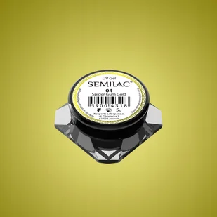 Semilac żel do zdobień SPIDER GUM złoto - 04 GOLD 59004318 - Żele do paznokci - miniaturka - grafika 8