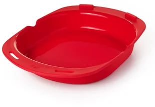 OXO - Good Grips OXO Good Grips omelettzu zaparzacz do kuchenek mikrofalowych, silikon, czerwony 11185600UKEU - Pozostałe akcesoria kuchenne - miniaturka - grafika 3