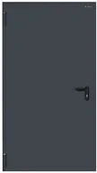 Drzwi zewnętrzne - Drzwi przeciwpożarowe EI60 antracytowe RAL 7016 100 lewe otwierane do wewnątrz - miniaturka - grafika 1