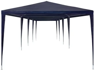 vidaXL Namiot imprezowy, 3 x 12 m, PE, niebieski - Pawilony ogrodowe - miniaturka - grafika 2