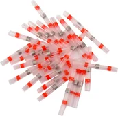 Akcesoria do lutowania - YATO PRZEZROCZYSTA WODOODPORNA KOSZULKA TERMOKURCZLIWA Z CYNĄ NA PRZEWÓD 0,5-1,5MM2 W OPAKOWANIU 100 SZTUK - miniaturka - grafika 1