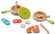 Zabawki AGD - Everearth Zestaw garnków i patelni EE33718 Drewniane akcesoria kuchenne dla dzieci od 36 miesiąca życia EE33718 - miniaturka - grafika 1
