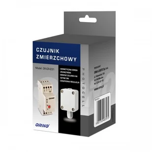 Orno POLSKA Czujnik zmierzchowy na szynę DIN z zewnętrzną sondą w puszce OR-CR-2 - Wyłączniki światła i elektryczne - miniaturka - grafika 3