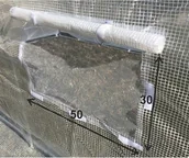 Agrowłókniny - 4iQ Pokrycie do tunelu szklarniowego 4iQ 2x4,5m Białe - miniaturka - grafika 1