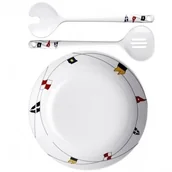 Żeglarstwo - Marine Business REGATA Melamine salad bowl with salad servers - miniaturka - grafika 1
