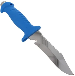 MAC COLTELLERIE Nóż nurkowy 140mm (SQUALO 15 MR BLUE) T012869 - Sprzęt do nurkowania - miniaturka - grafika 4