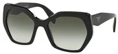 Okulary przeciwsłoneczne - Prada Okulary przeciwsłoneczne black - miniaturka - grafika 1