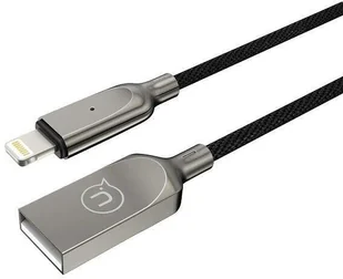 USAMS Kabel power-off U-Sun lightning 0,6m czarny/black IPYSUSB0301 (US-SJ418) - Kable USB - miniaturka - grafika 2