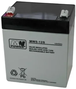 MW POWER AKUMULATOR 12V/5AH-MWS MW POWER 12V/5AH-MWS - Akumulatory do elektronarzędzi - miniaturka - grafika 12