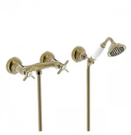 Baterie wannowe i prysznicowe - Tres Clasic prysznicowa stare złoto mat 24216301LM - miniaturka - grafika 1
