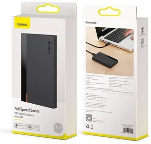 Baseus Baseus 2.5'' HDD Enclosure | Obudowa dysku 2.5'' kieszeń HDD SATA Micro B 6TB CAYPH-A01 - Adaptery i przejściówki - miniaturka - grafika 9