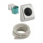 Przyciski spłukujące - Geberit 115.918.00.1 przycisk pneumatyczny uruchamiający WC narożny 115.918.00.1 - miniaturka - grafika 1