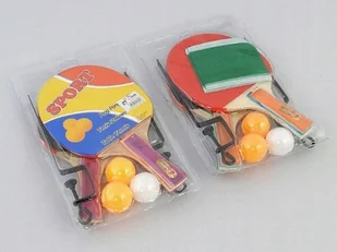 ADAR Rakietki do ping-ponga + piłeczki siatka 216907 - Zabawki i gry sportowe - miniaturka - grafika 2