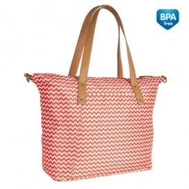 Canpol Babies Torba dla mamy z funkcją przypięcia do wózka czerwona czerwony - Torby i organizery dla mam - miniaturka - grafika 2