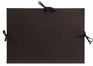 Teczki i skoroszyty - Clairefontaine Clairefontaine Teczka Kraft Art, A3+, 3 wstążki z 3 klapkami - czarna 38015C - miniaturka - grafika 1