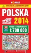 Atlasy i mapy - Polska 2014 Mapa samochodowa 1:700 000 - miniaturka - grafika 1
