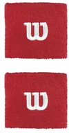 Pozostały sprzęt i akcesoria do ćwiczeń - Wilson Wilson W Frotka na nadgarstek - red WR5602900 - miniaturka - grafika 1