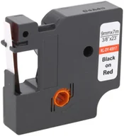 Etykiety do drukarek - Dymo Zamiennik taśmy D1 40917 9mm czerwona/czarny - miniaturka - grafika 1